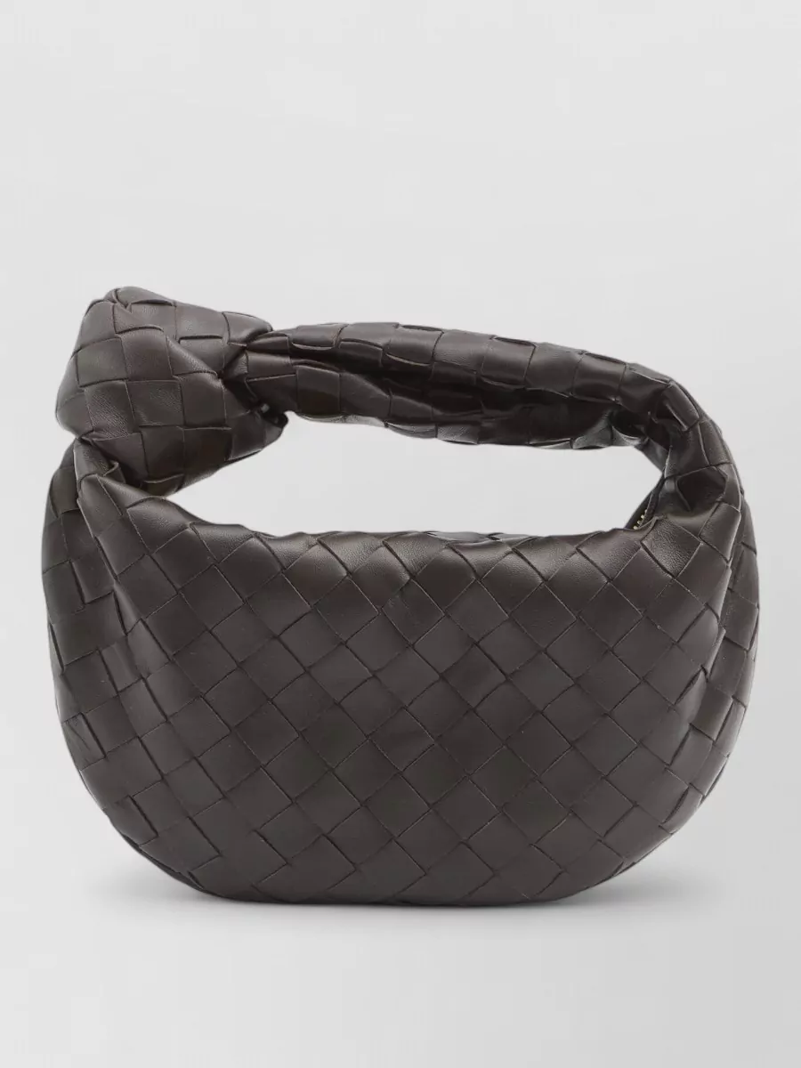 Bottega Veneta jodie mini leather clutch bag