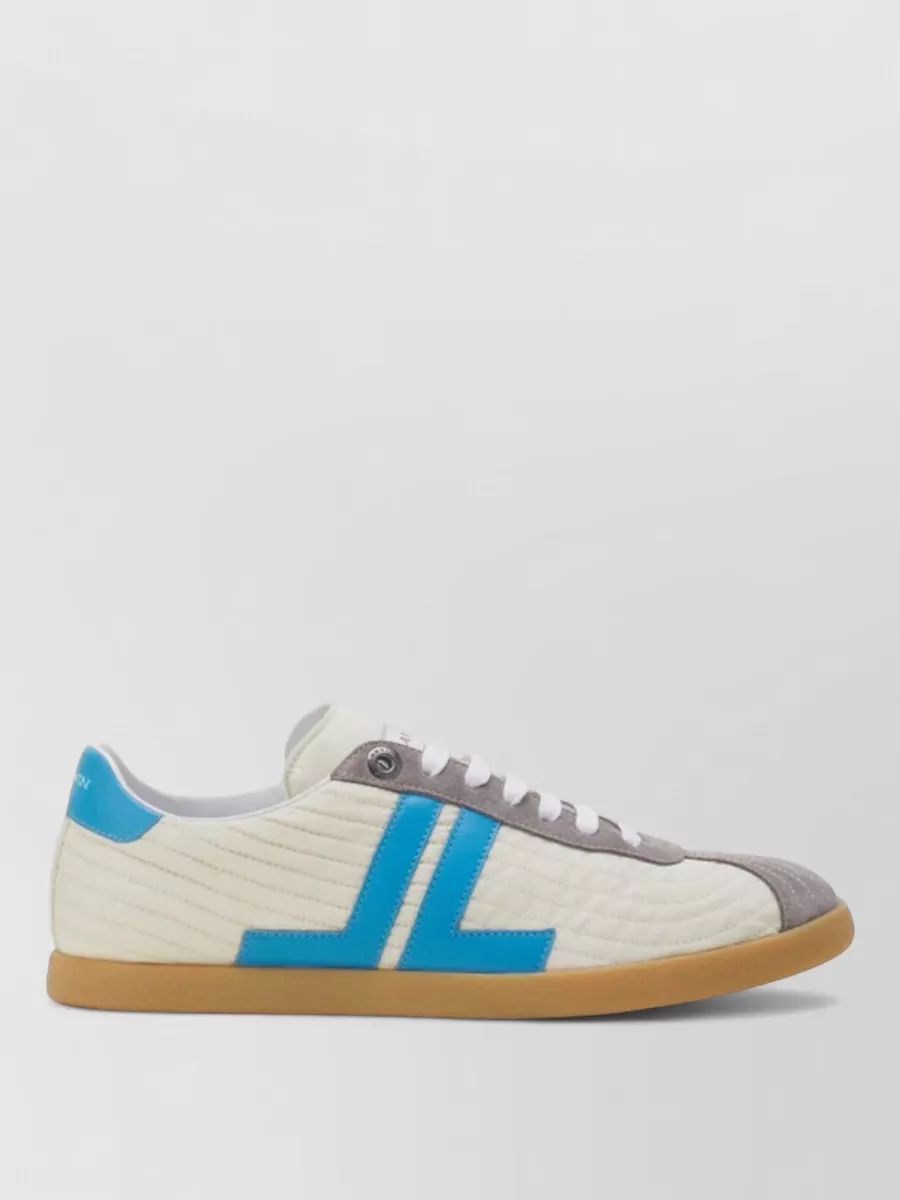 Lanvin Nylon Low-Top Sneakers
