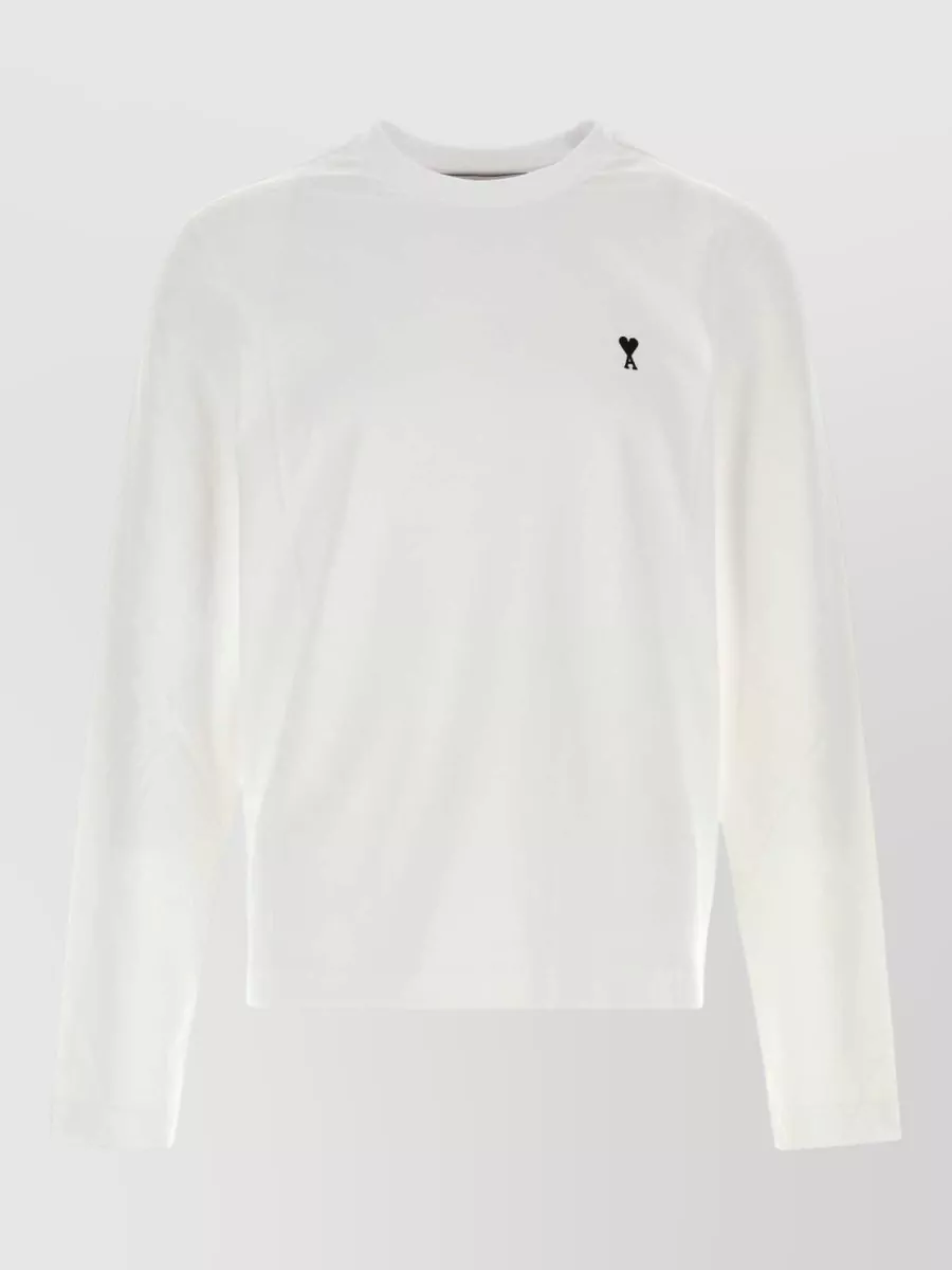 Ami Paris cotton long-sleeve t-shirt