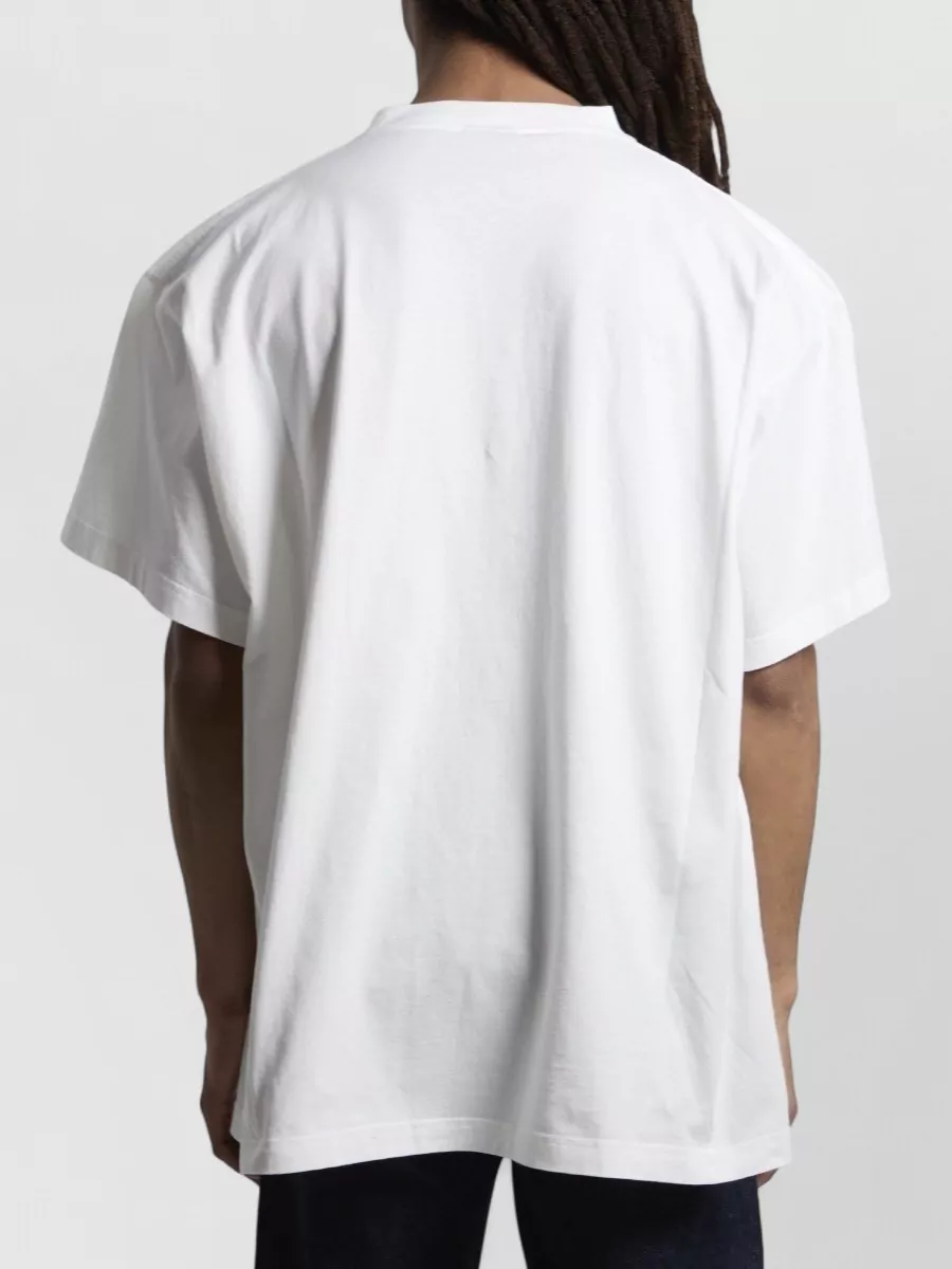 Balenciaga Ribbed Oversized Short-Sleeve T-Shirt