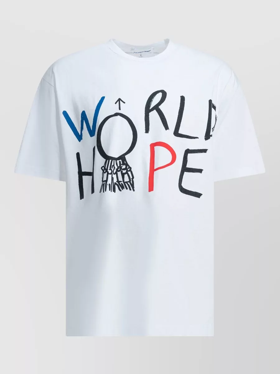 Comme des Garçons printed cotton crew-neck t-shirt