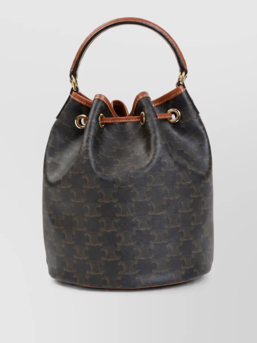 Celine Leather bucket bag