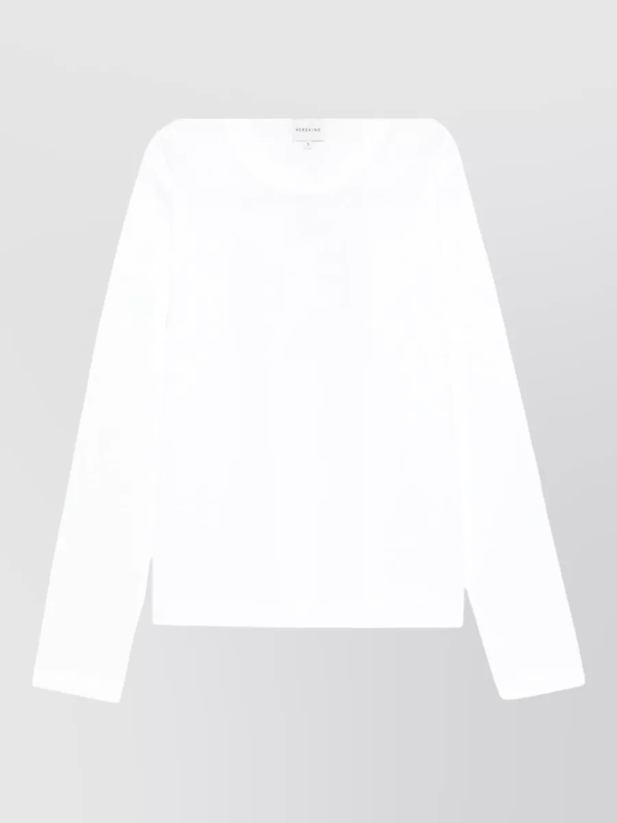 Herskind Cotton Knit Sweater Long Sleeve Crewneck