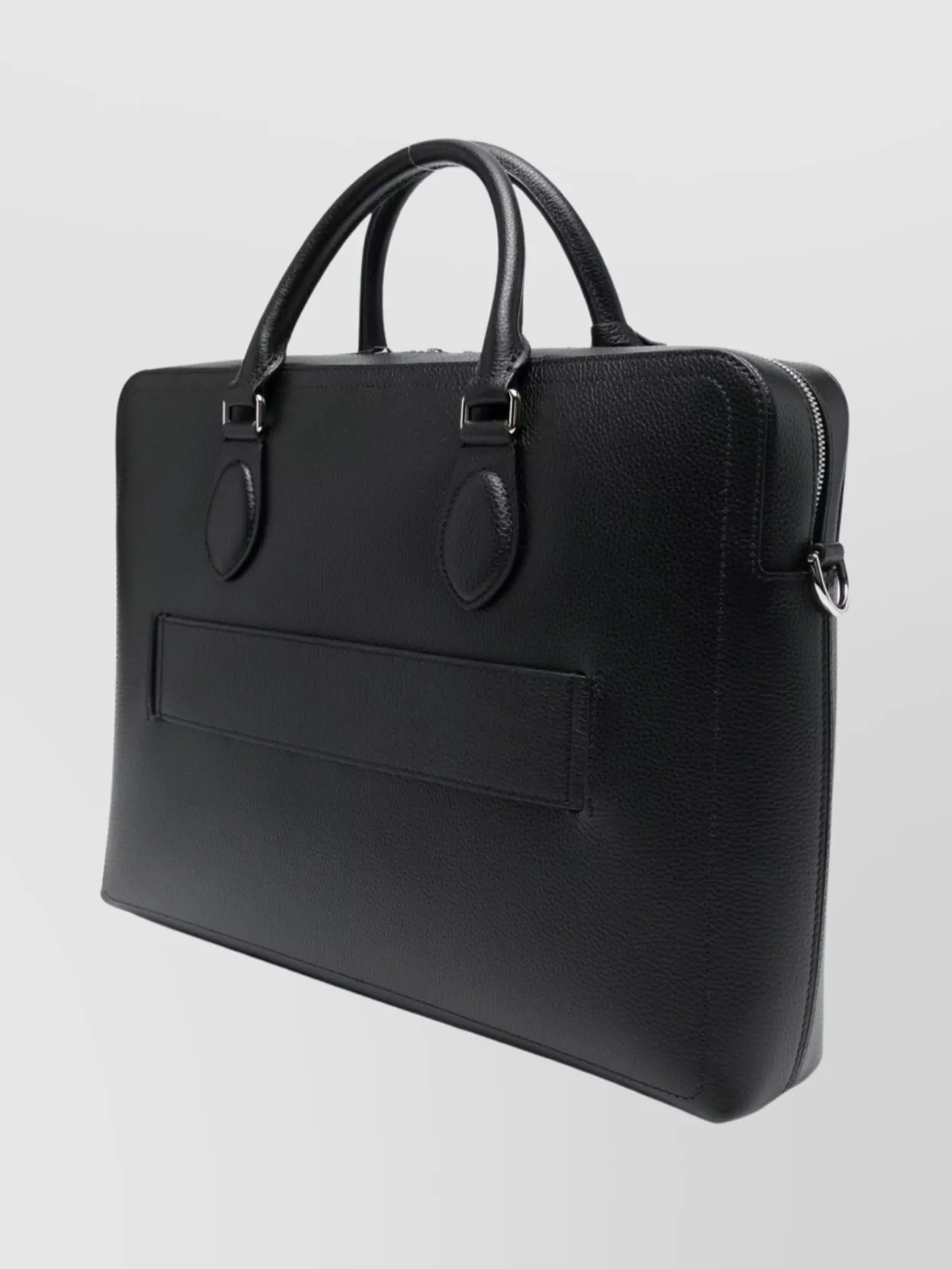 Bally Textured Laptop Bag Detachable Shoulder Strap