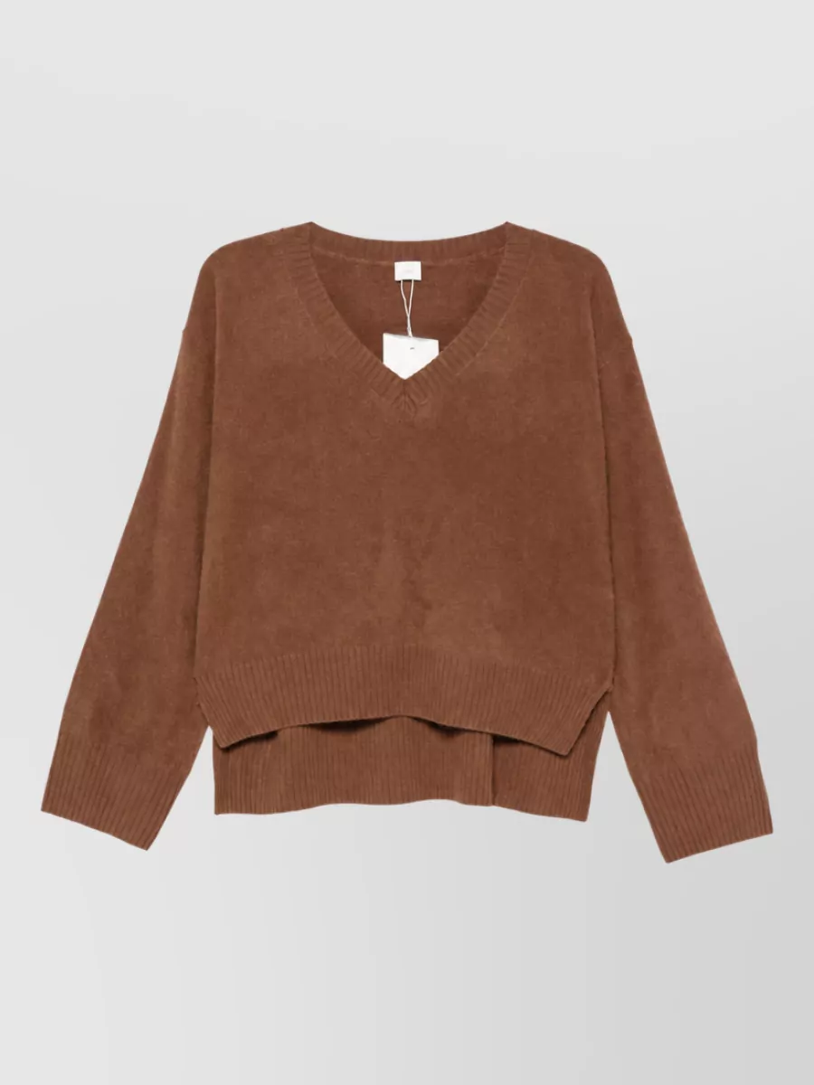 Ct Plage Wool V-Neck Long-Sleeve Jumper