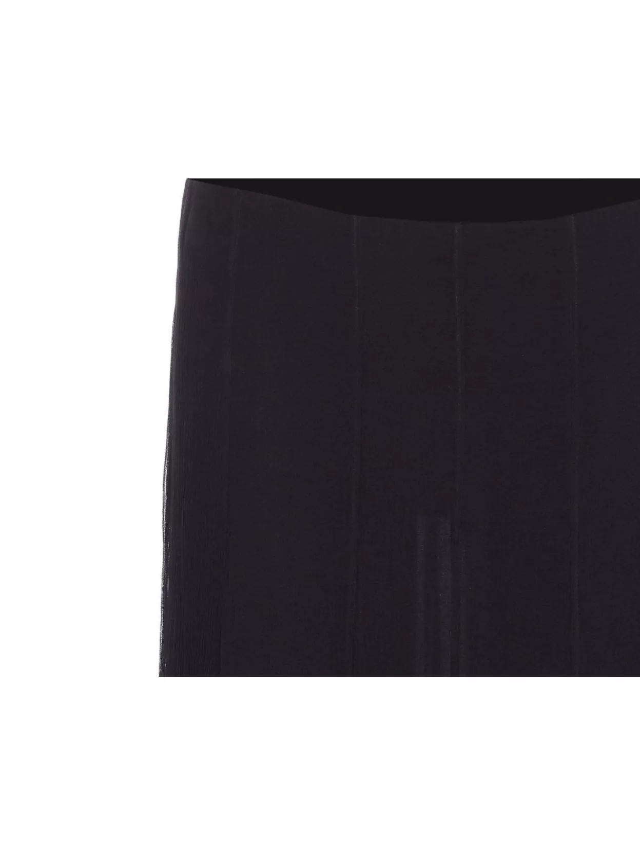 Chloé High Waist Flowy Skirt With Sheer Overlay