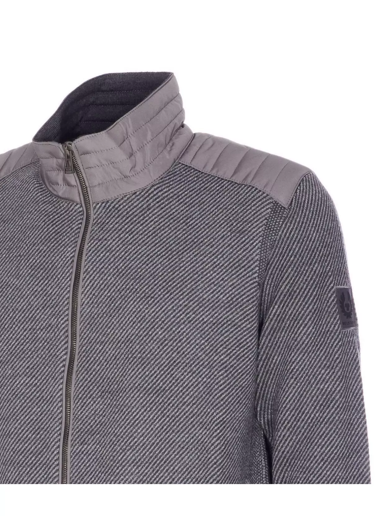 Belstaff High Neck Long Sleeve Knitwear Sweater In Multi