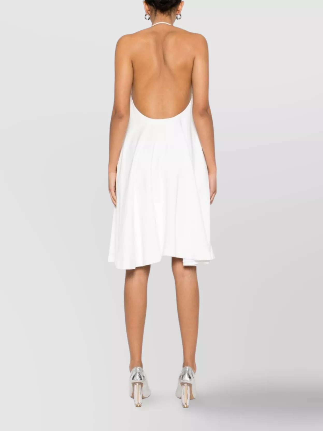 Loewe Short Dress With Halterneck And Open Back