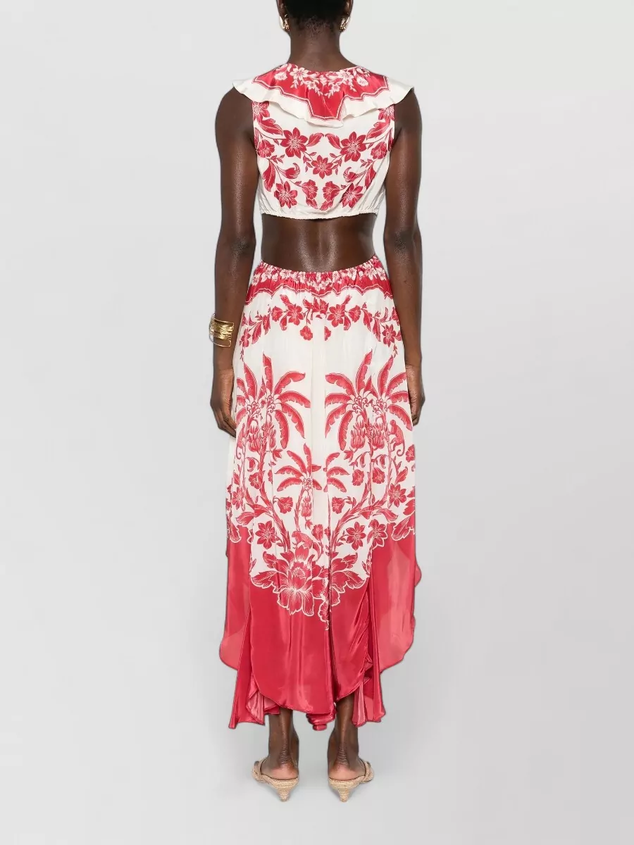 Farm Rio Cutout Maxi Dress