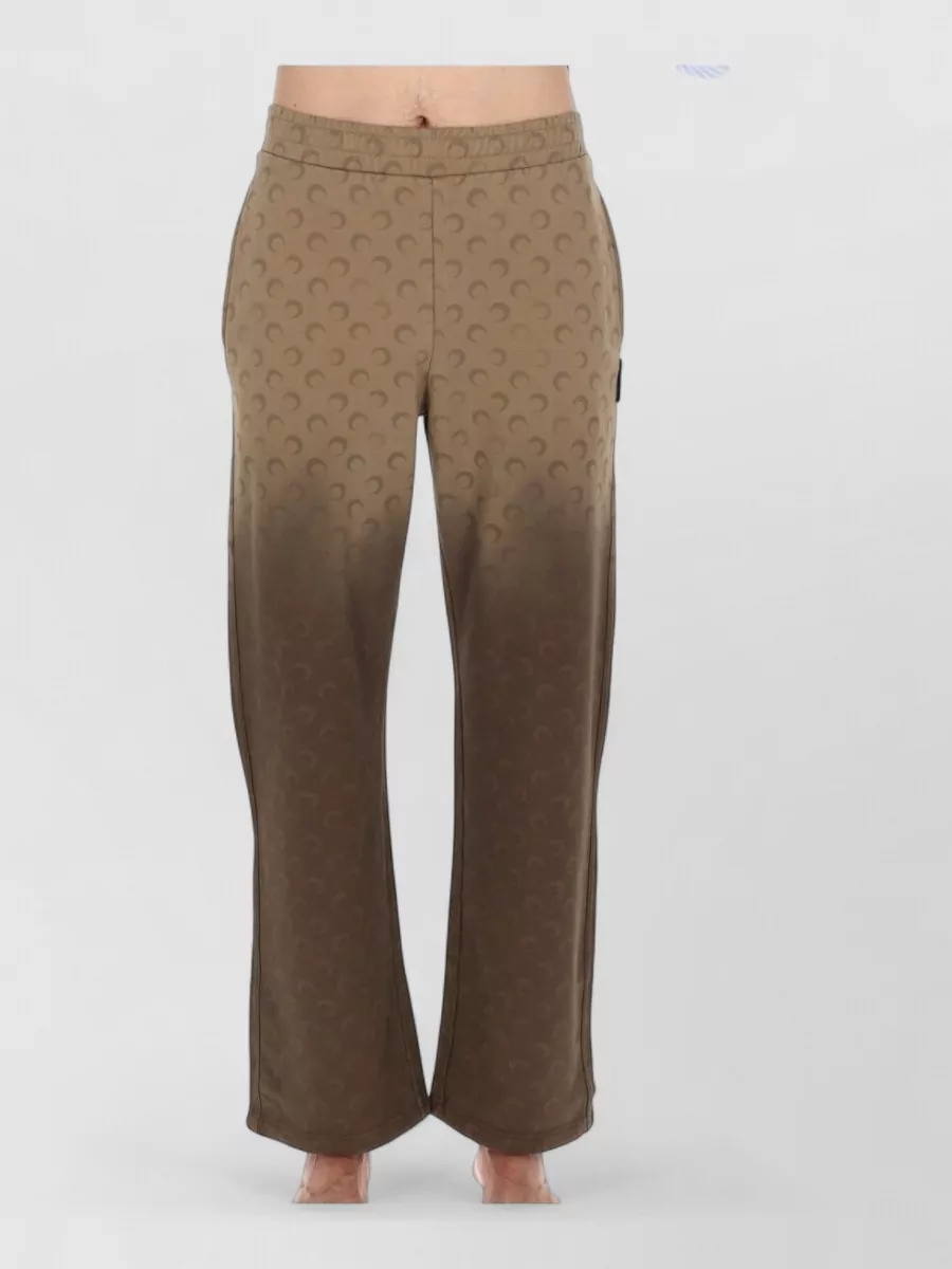 Marine Serre Cotton regular-fit jogging pants