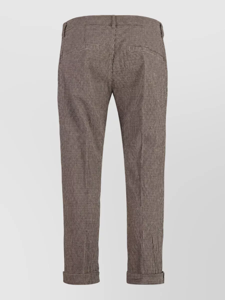 Dondup Cotton Straight-Leg Trousers