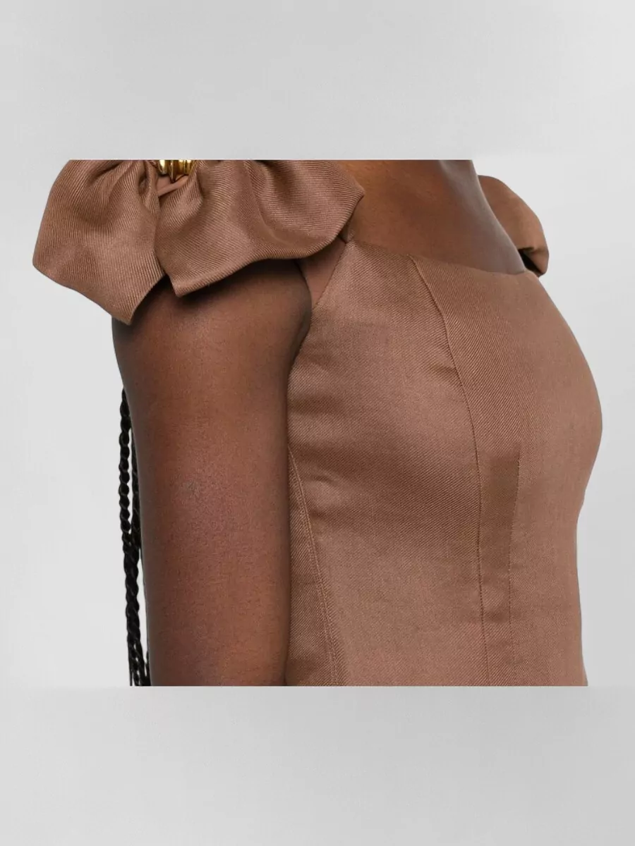 Elisabetta Franchi Off-Shoulder Mini Dress