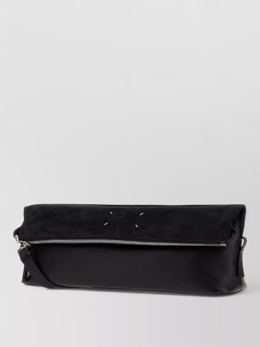 Maison Margiela 5Ac Xl Leather Clutch Bag
