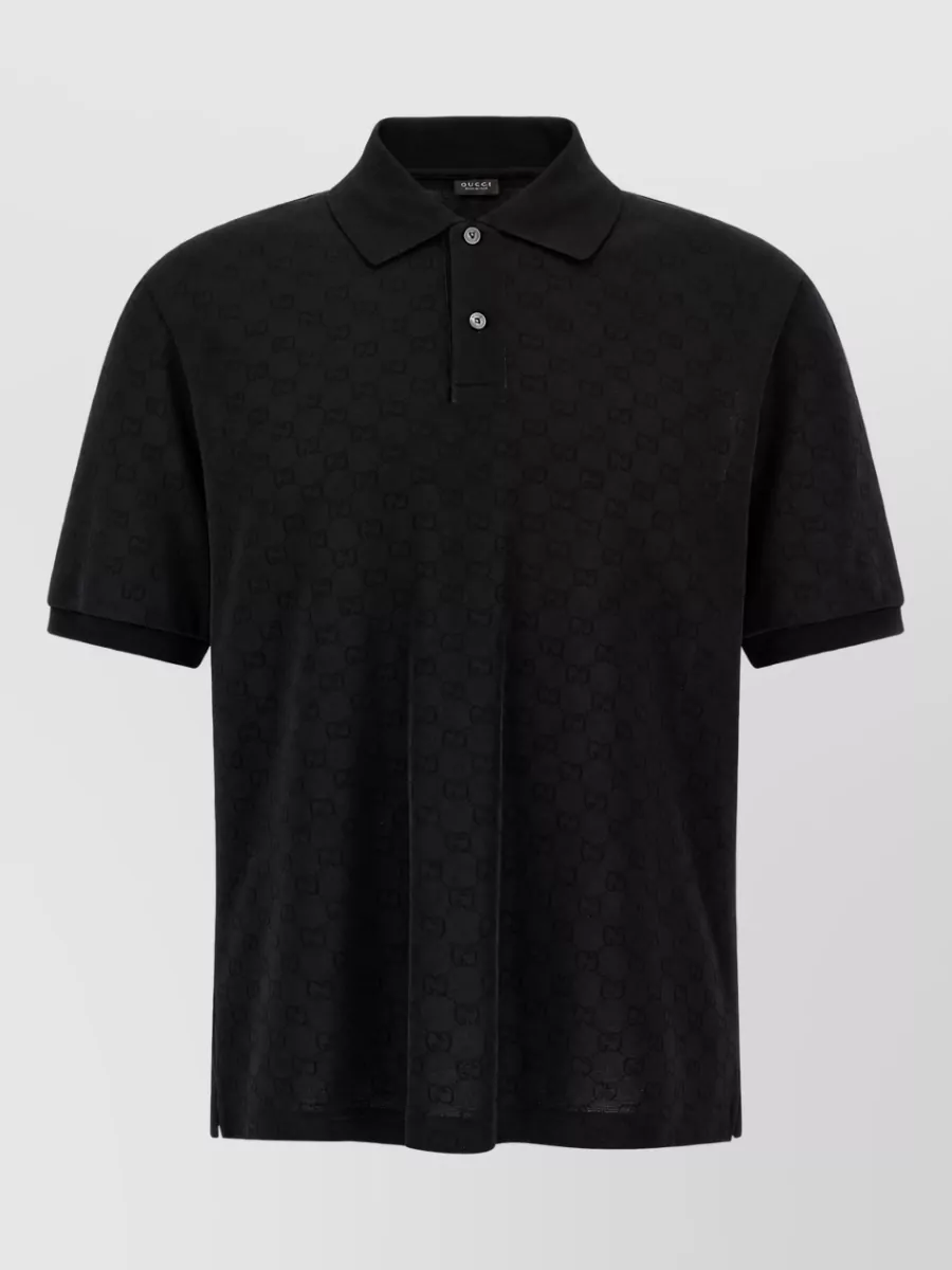 Gucci Jersey gg logo-pattern polo shirt