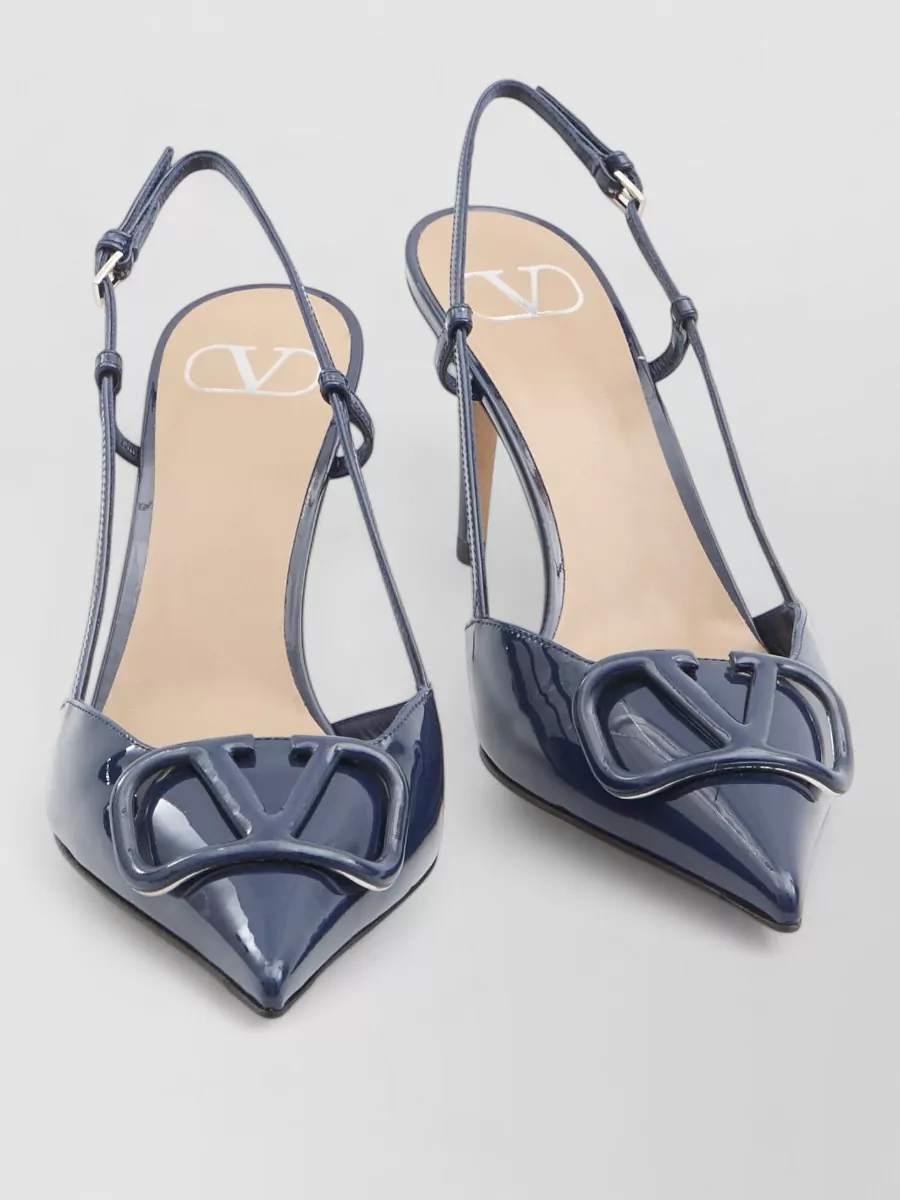 Valentino Garavani Patent leather slingback pumps