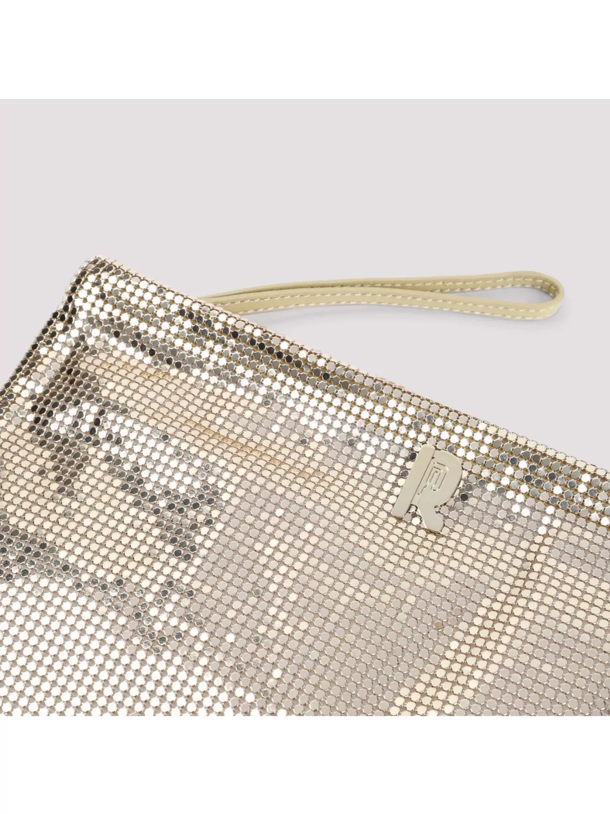 Rabanne Mesh Detail Clutch Bag