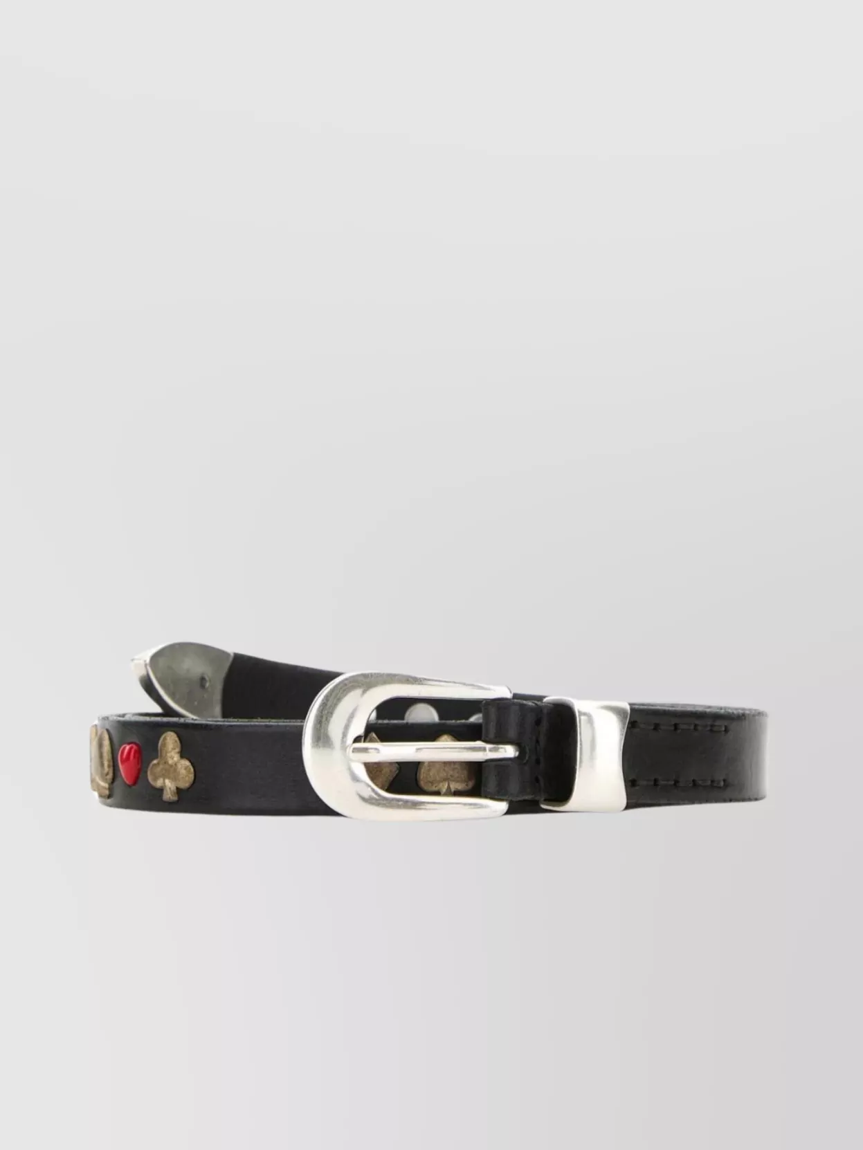 Shop Our Legacy Leather Belt With Adjustable Length And Punched Holes