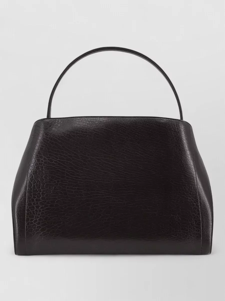 Ferragamo Hug Leather Shoulder Bag Logo Front