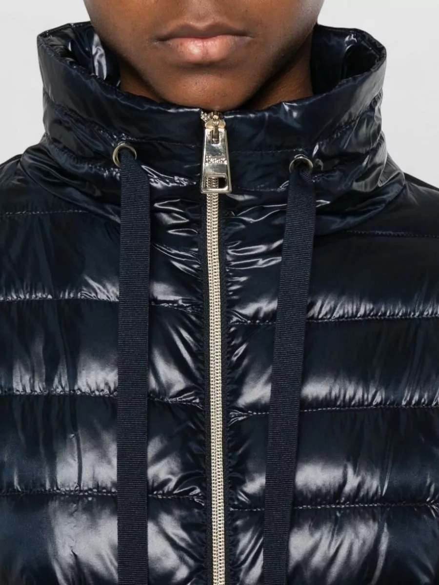 Herno Hooded Down Jacket High Neck Quilting