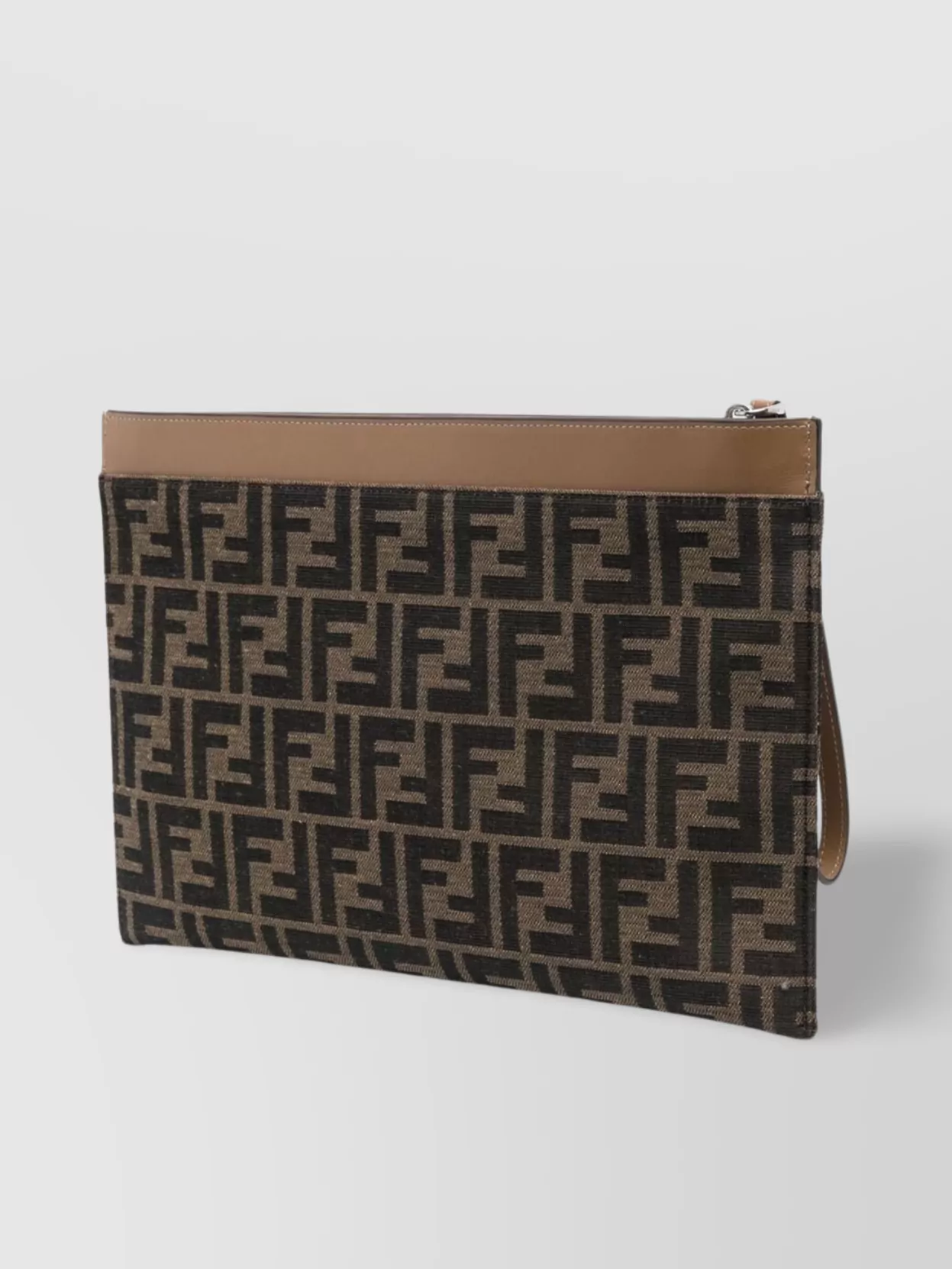 Fendi Rectangle Wrist Strap Clutch Bag