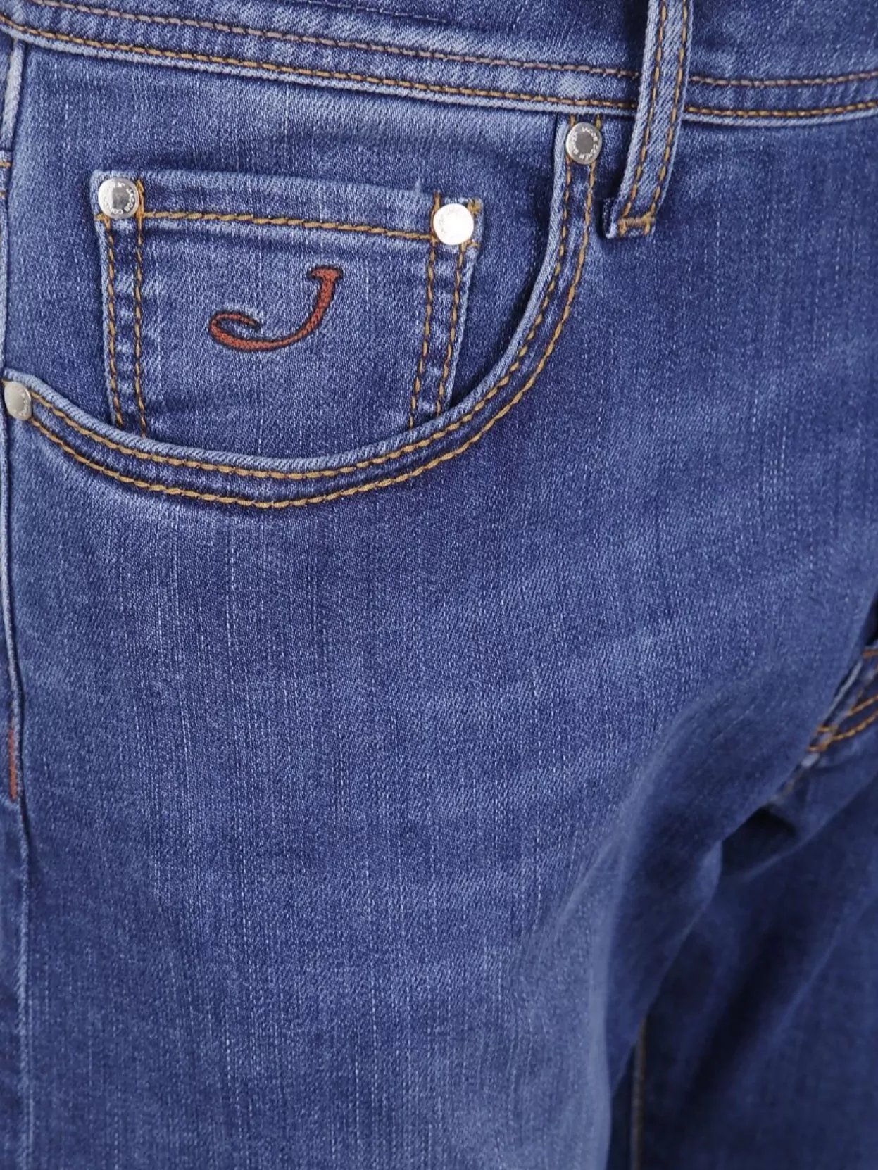 Jacob Cohen Slim Fit Five Pocket Denim Trousers