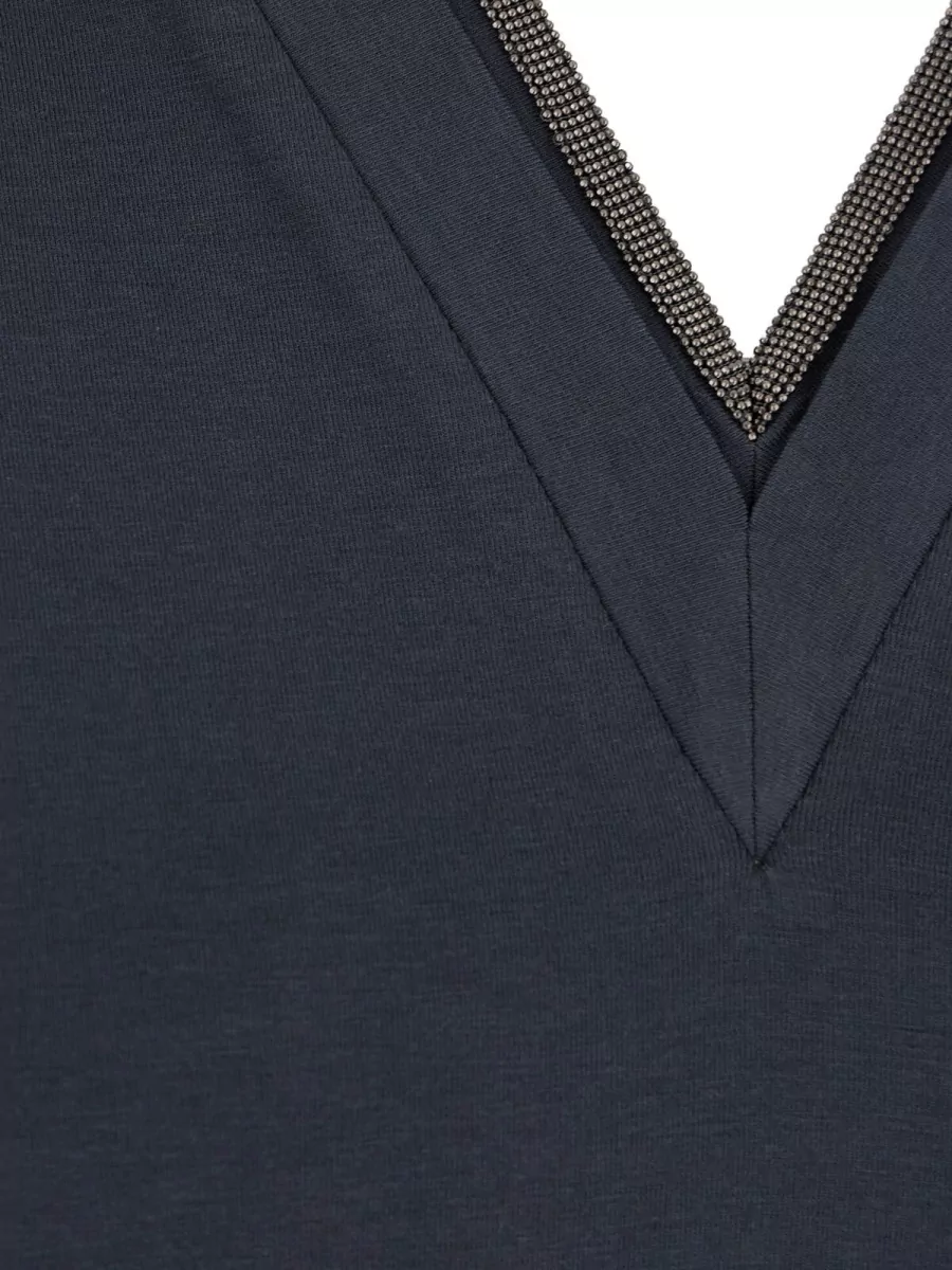 Brunello Cucinelli Stretch Cotton T-Shirt