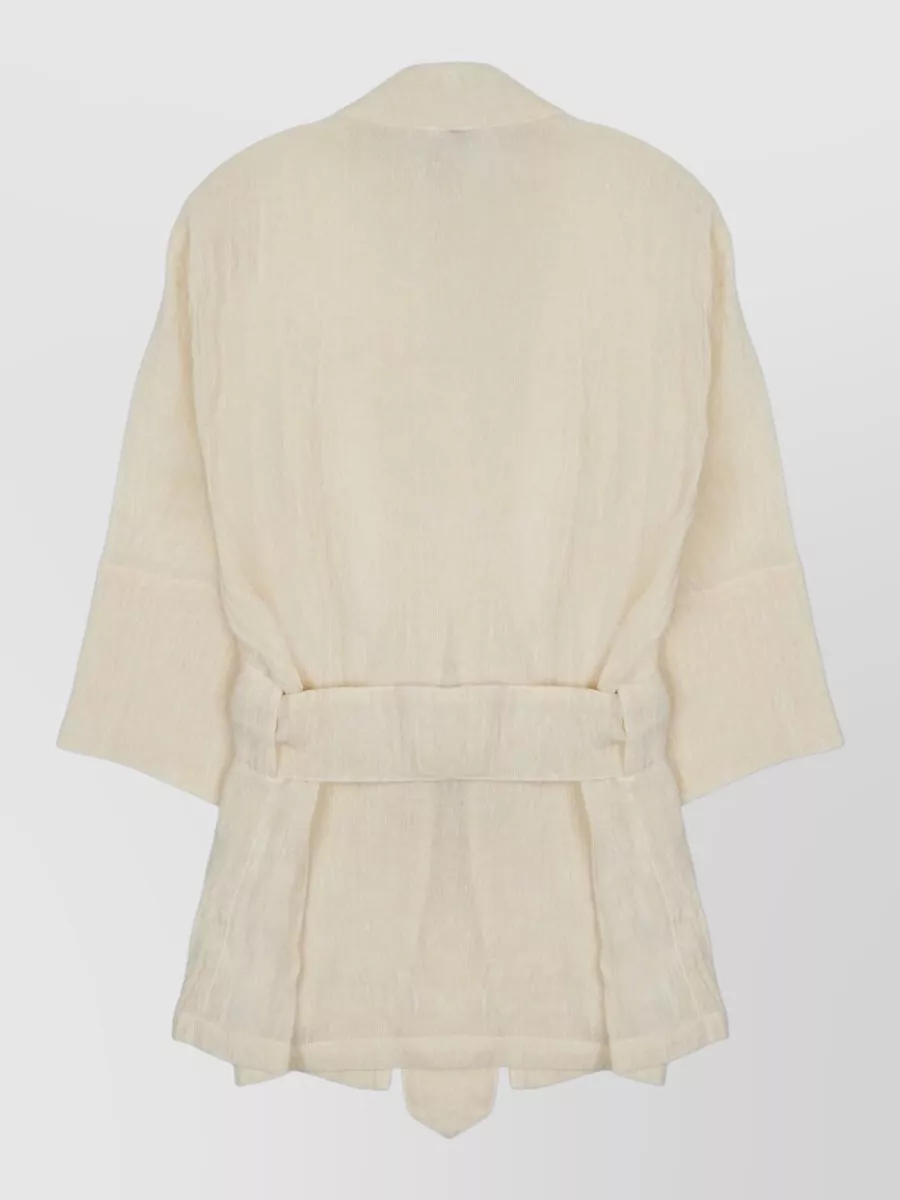 120% Lino Linen Kimono Robe