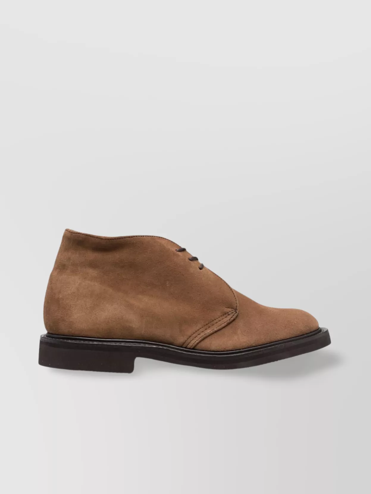 Tricker's Dainite Sole Suede Round Toe Boots