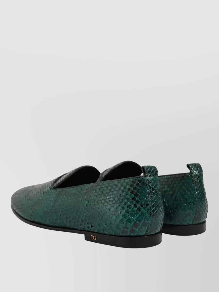 Dolce&Gabbana Python Leather Monk Shoes