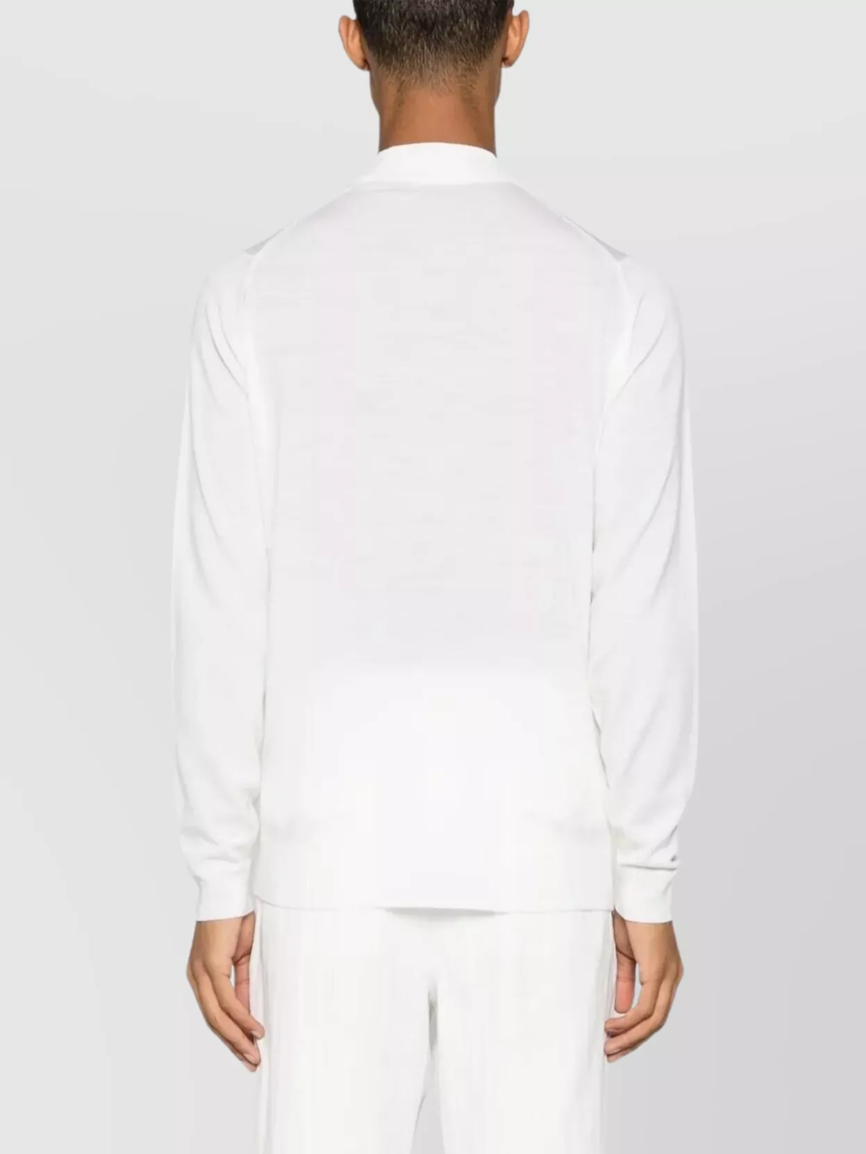 John Smedley High Neck Long Sleeve Knit Top