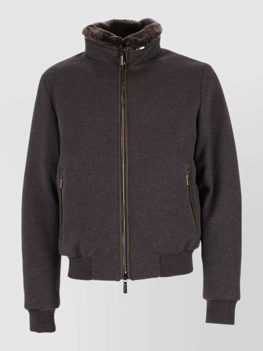 Moorer cashmere padded coat