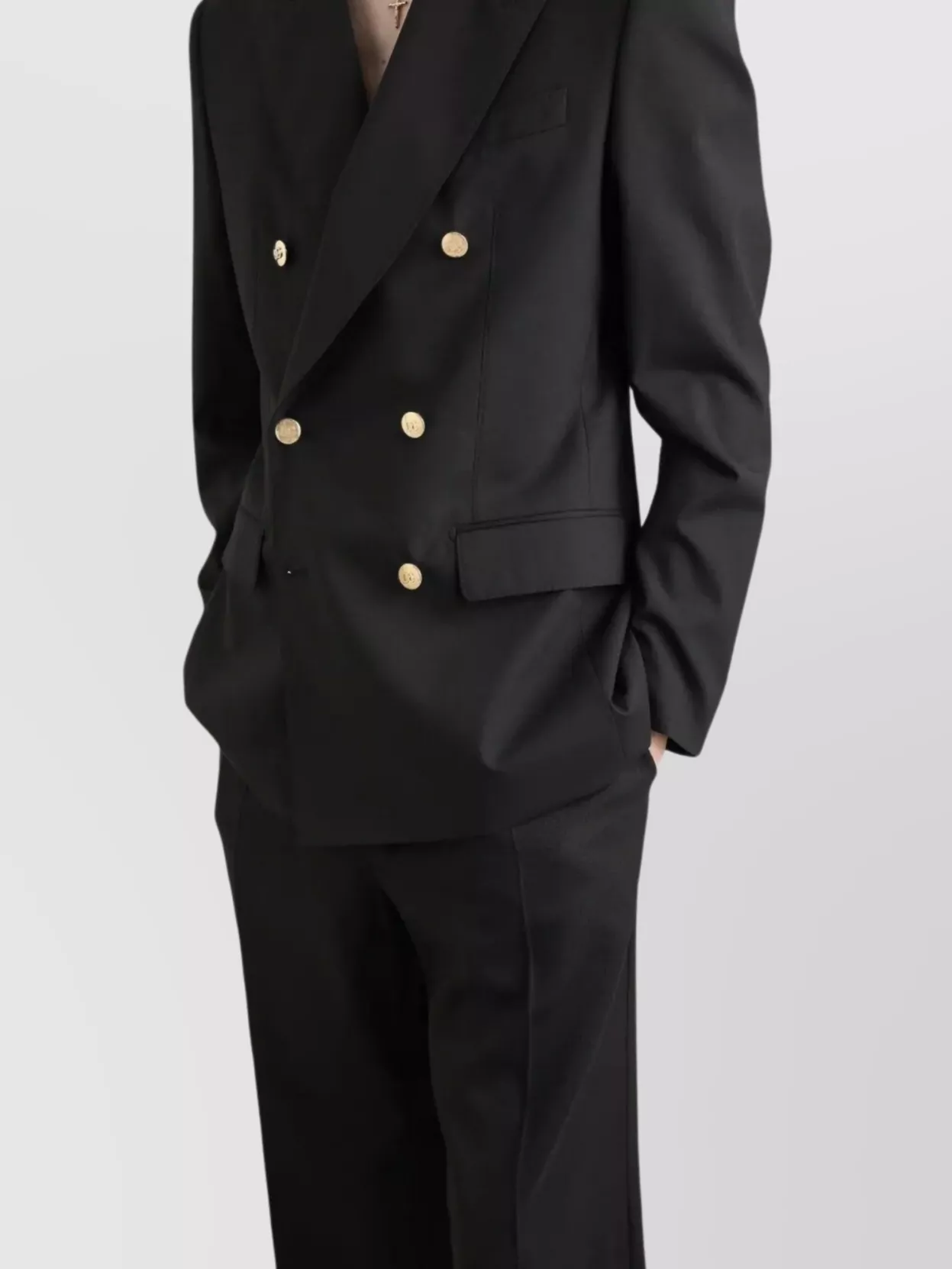 Dolce&Gabbana Suit Double-Breasted Gold Buttons