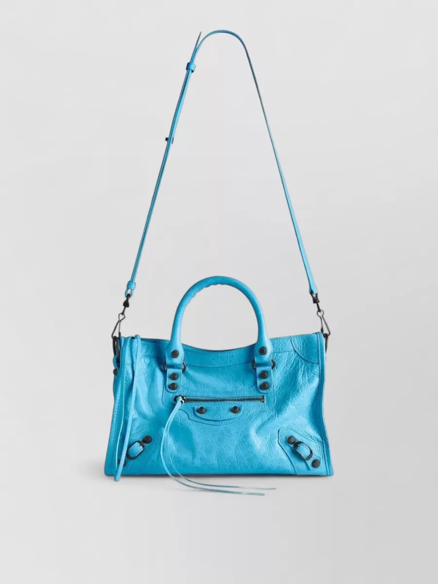 Balenciaga Le City Small Leather Shoulder Bag