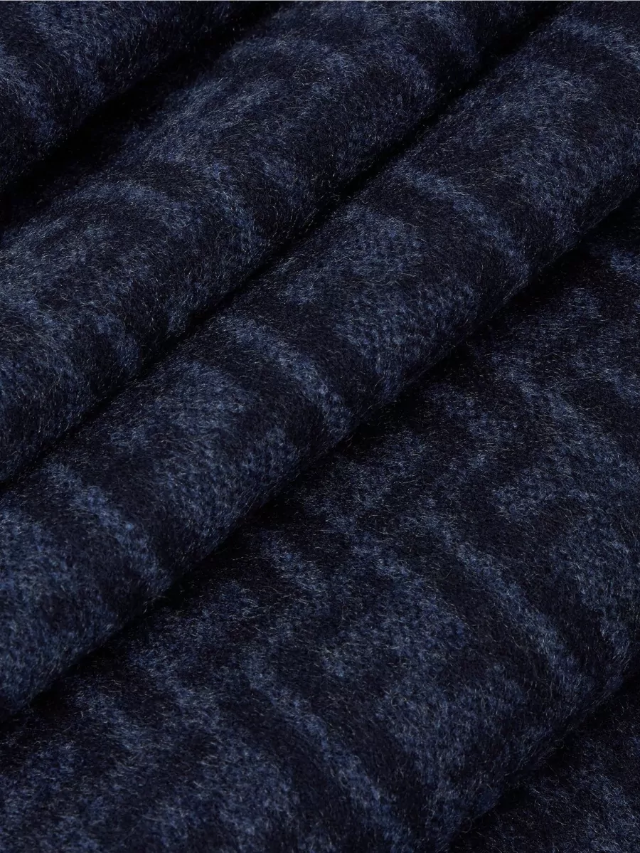 Fendi Cashmere Wool Fringed Scarf