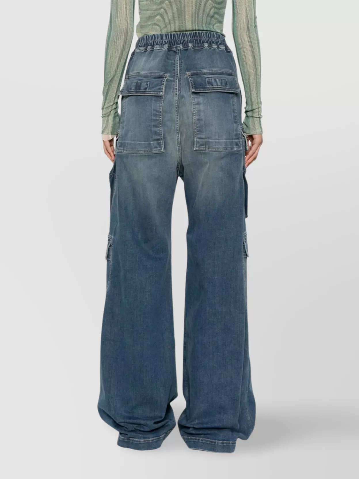 Rick Owens Drkshdw Cargo Trousers With Double Jumbo Belts