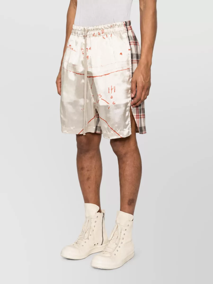 Rick Owens graphic-print tailored shorts