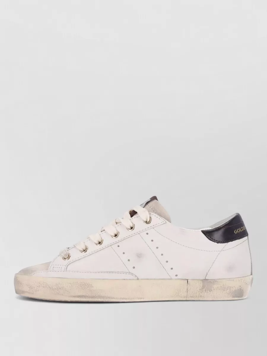 Golden Goose Leather Low Top Sneakers