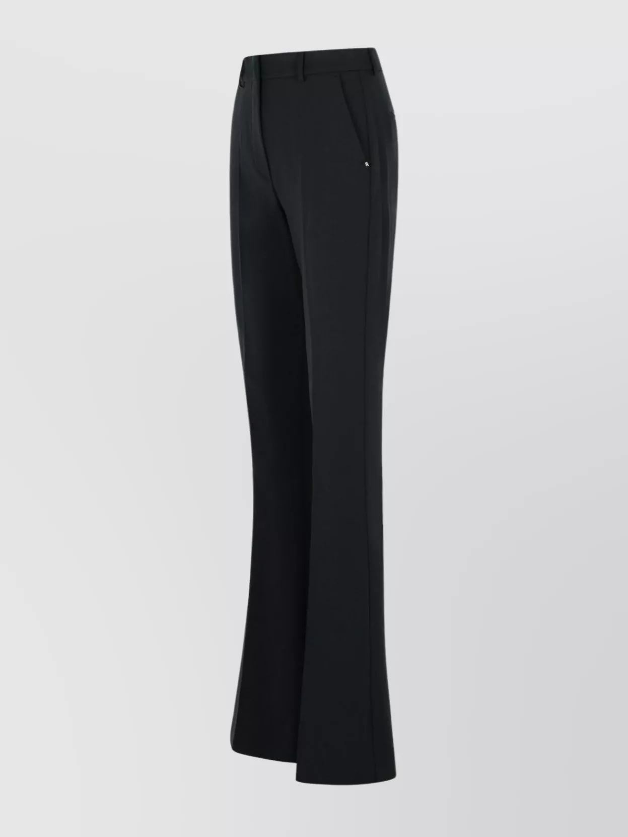 Sportmax Virgin Wool Flared Leg Trousers