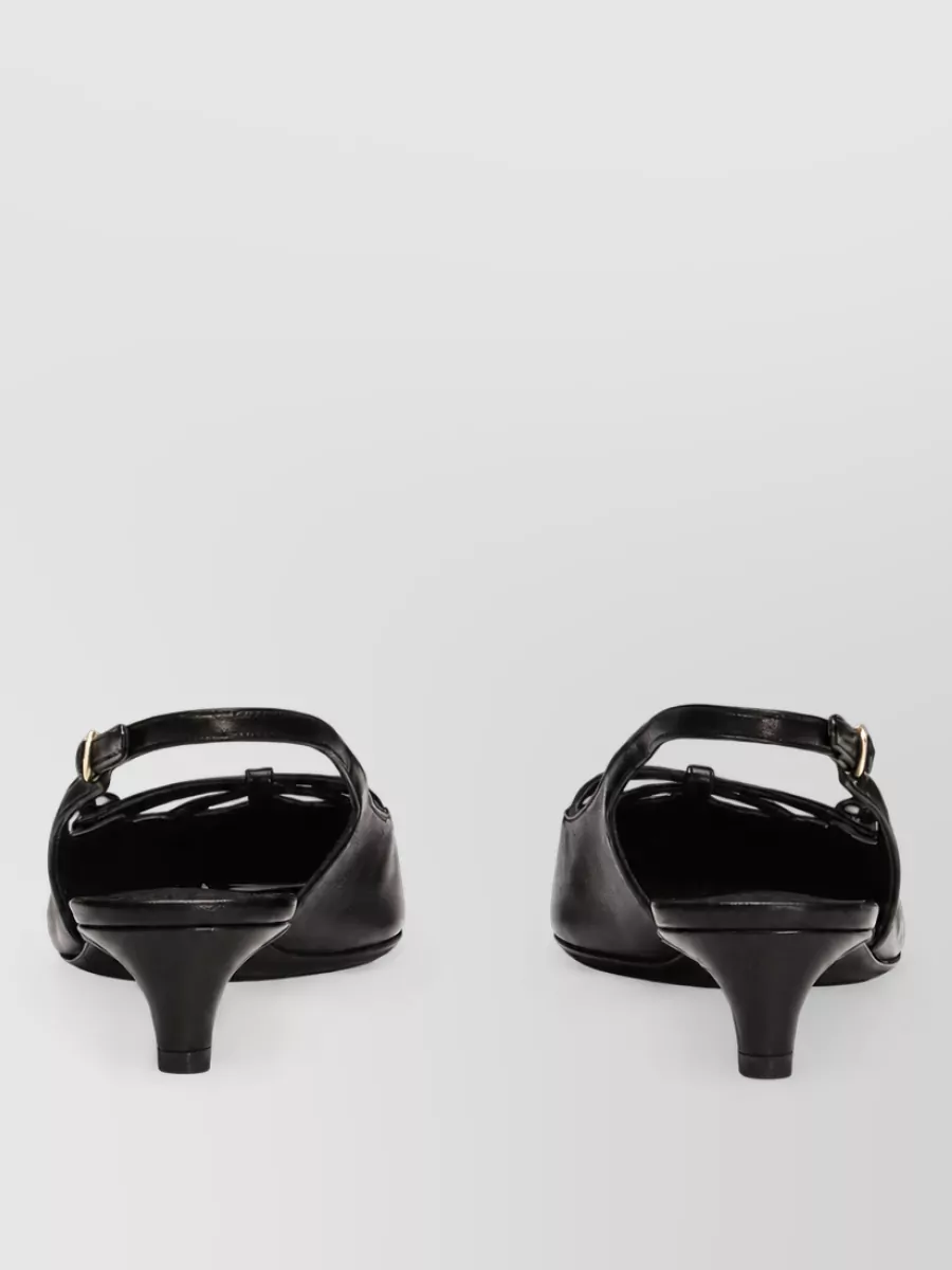 Dolce&Gabbana Leather Slingback Mules