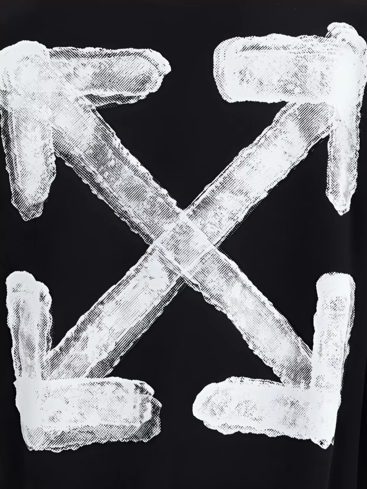 Off-White Bold Graphic Crew Neck Sweatshirt