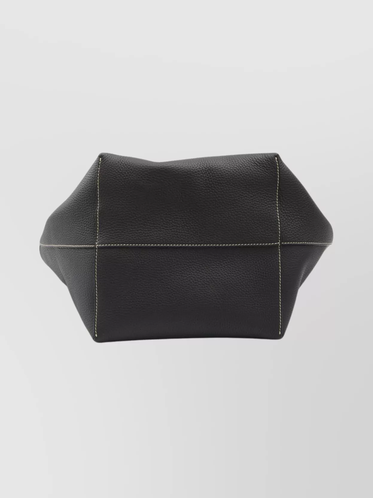 The Row Three Stitch Leather Tote Bag