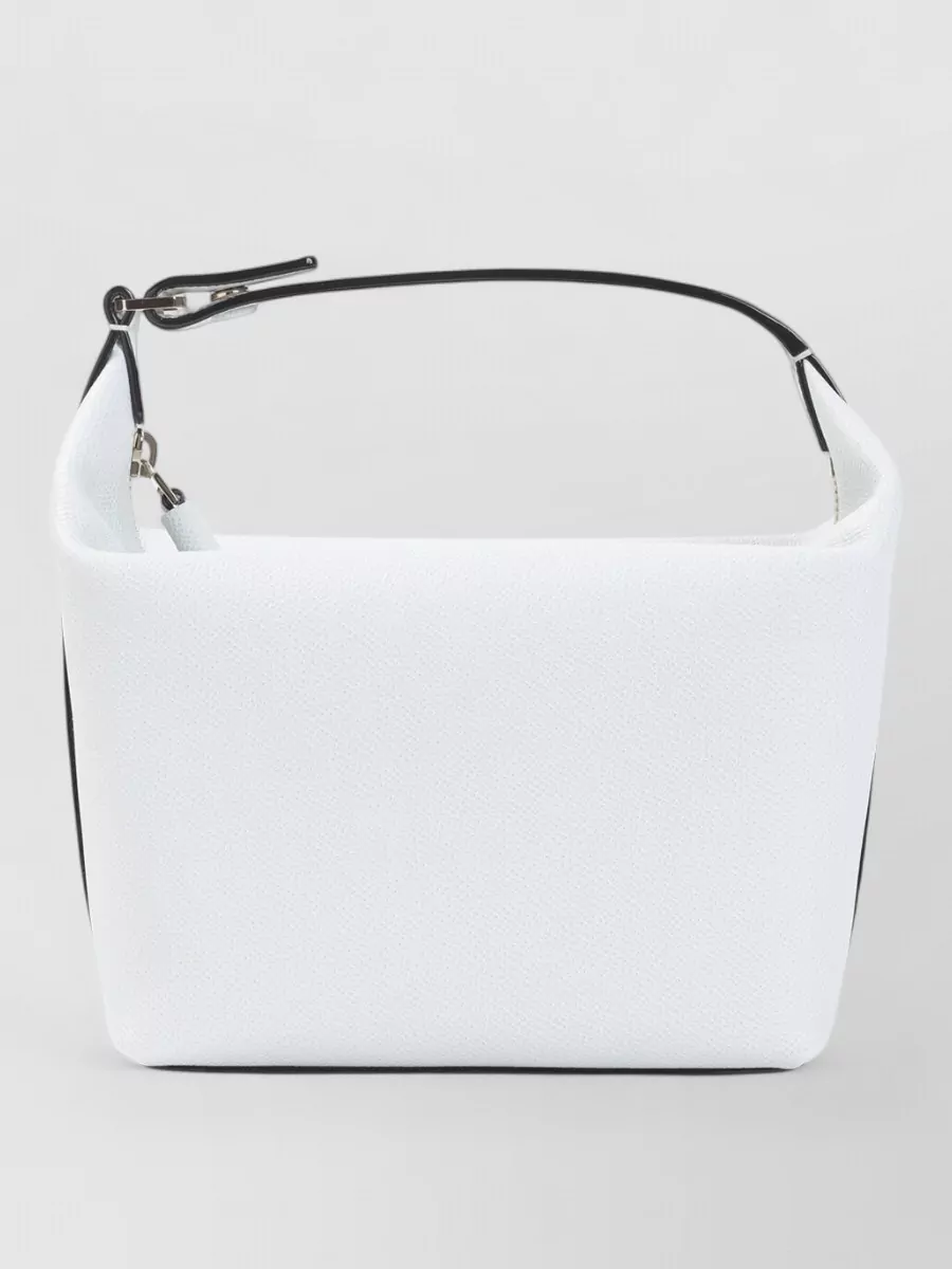 Valextra calf leather shoulder bag