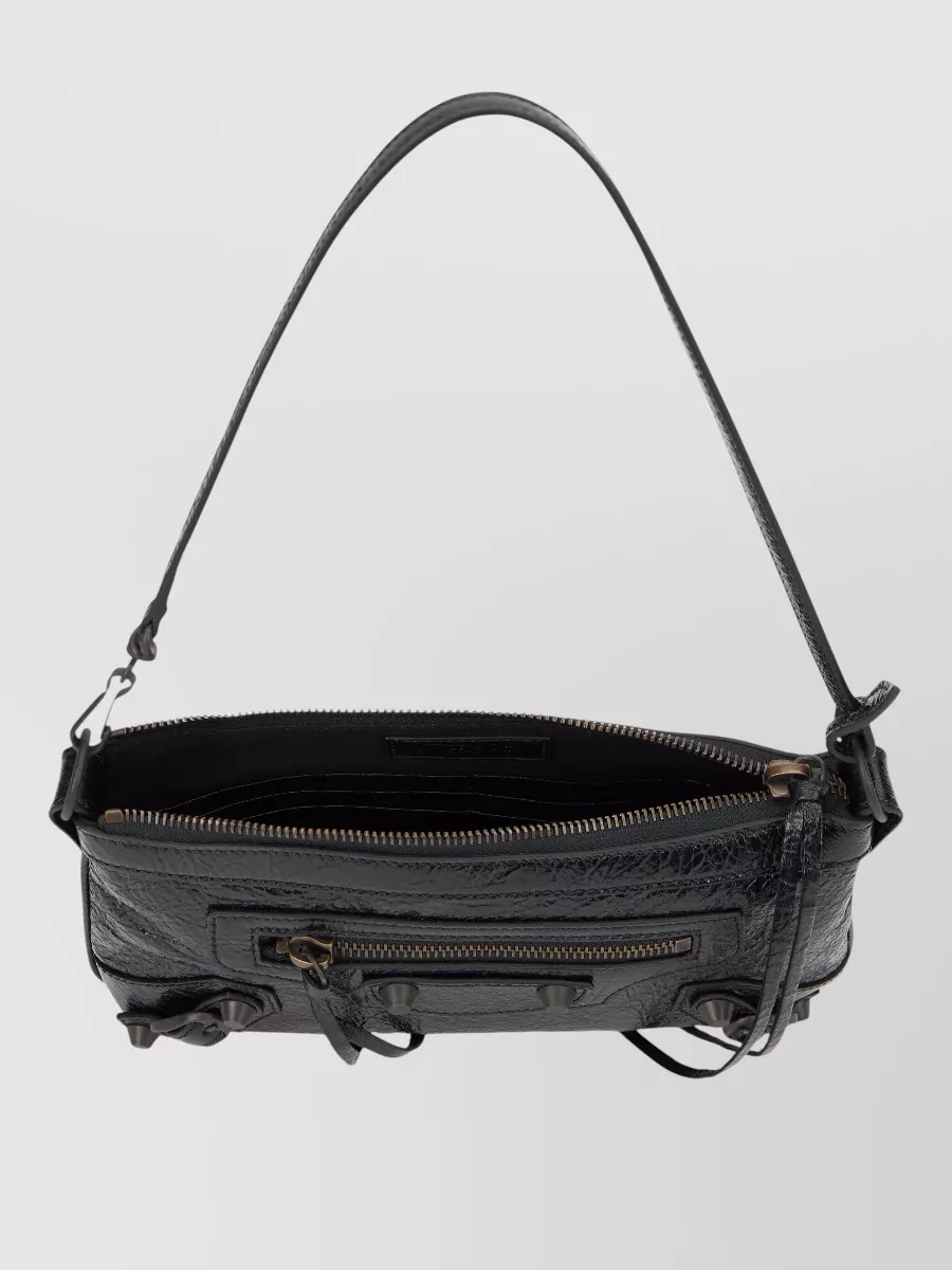 Balenciaga Le City Leather Clutch Bag