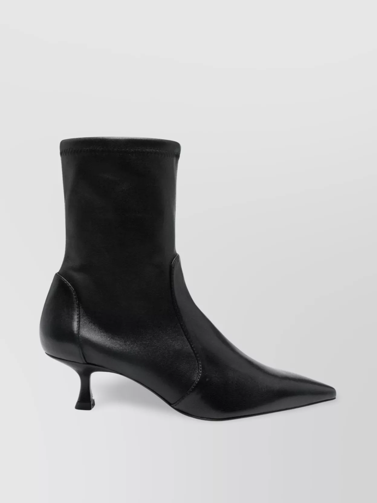 Stuart Weitzman Pointed Toe Ankle Boots With 50mm Heel