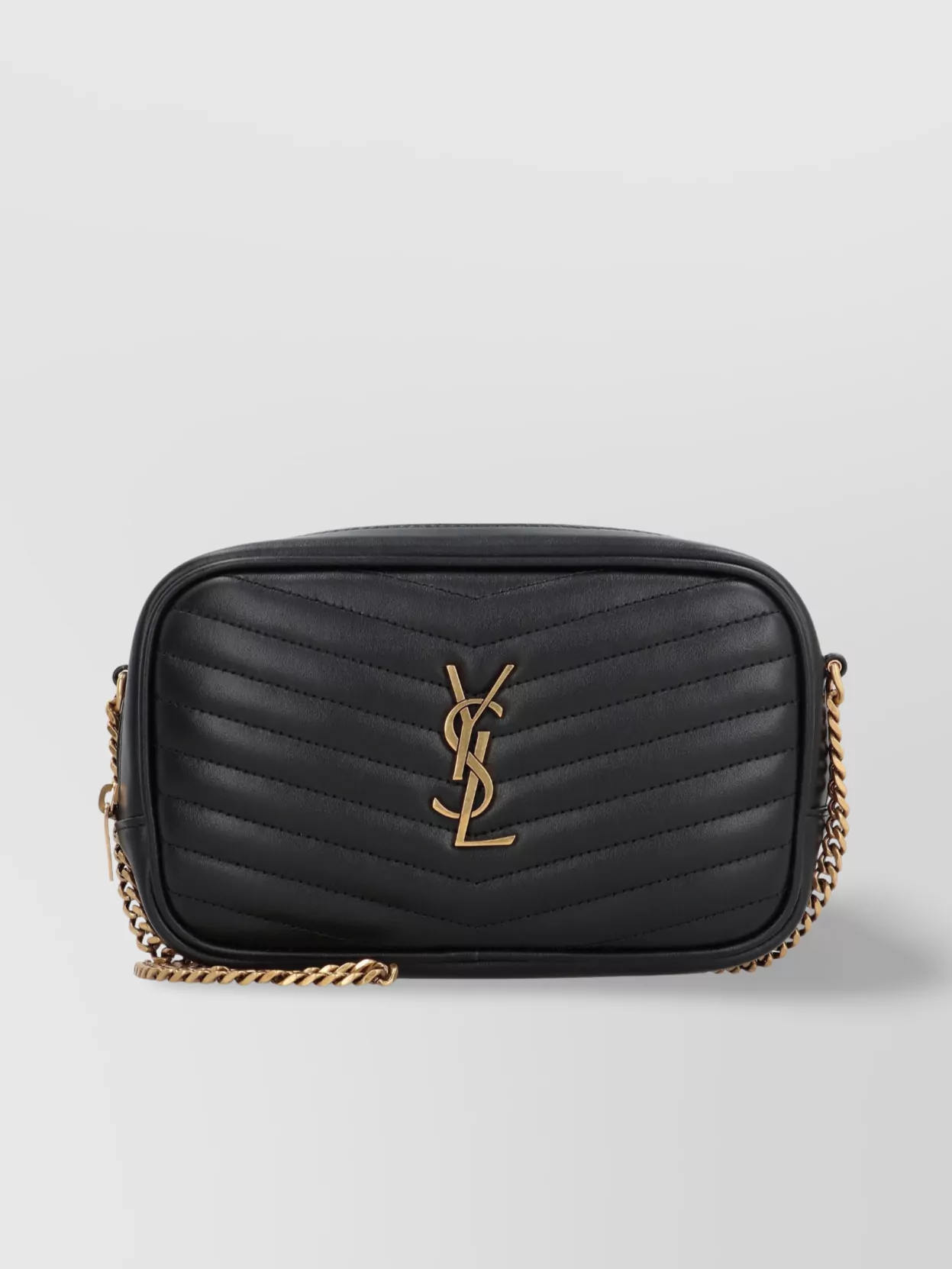 Saint Laurent Lou Leather Mini Crossbody Bag