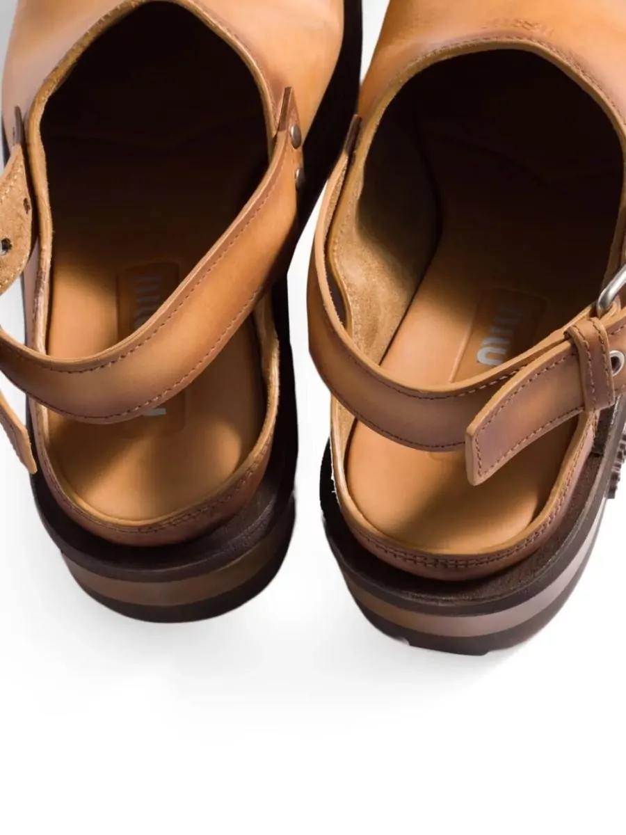 Miu Miu Leather Mules