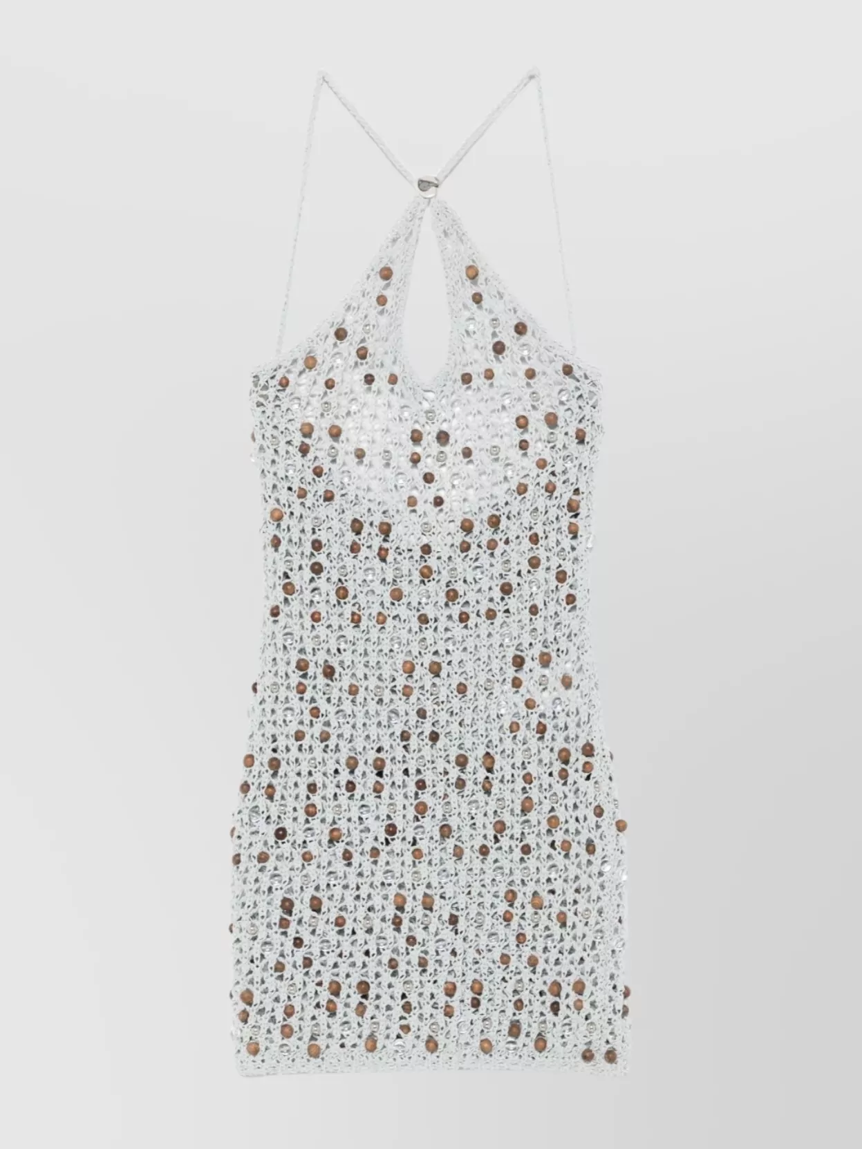 Coperni Mini dress with beaded crochet design | The Fashion Square