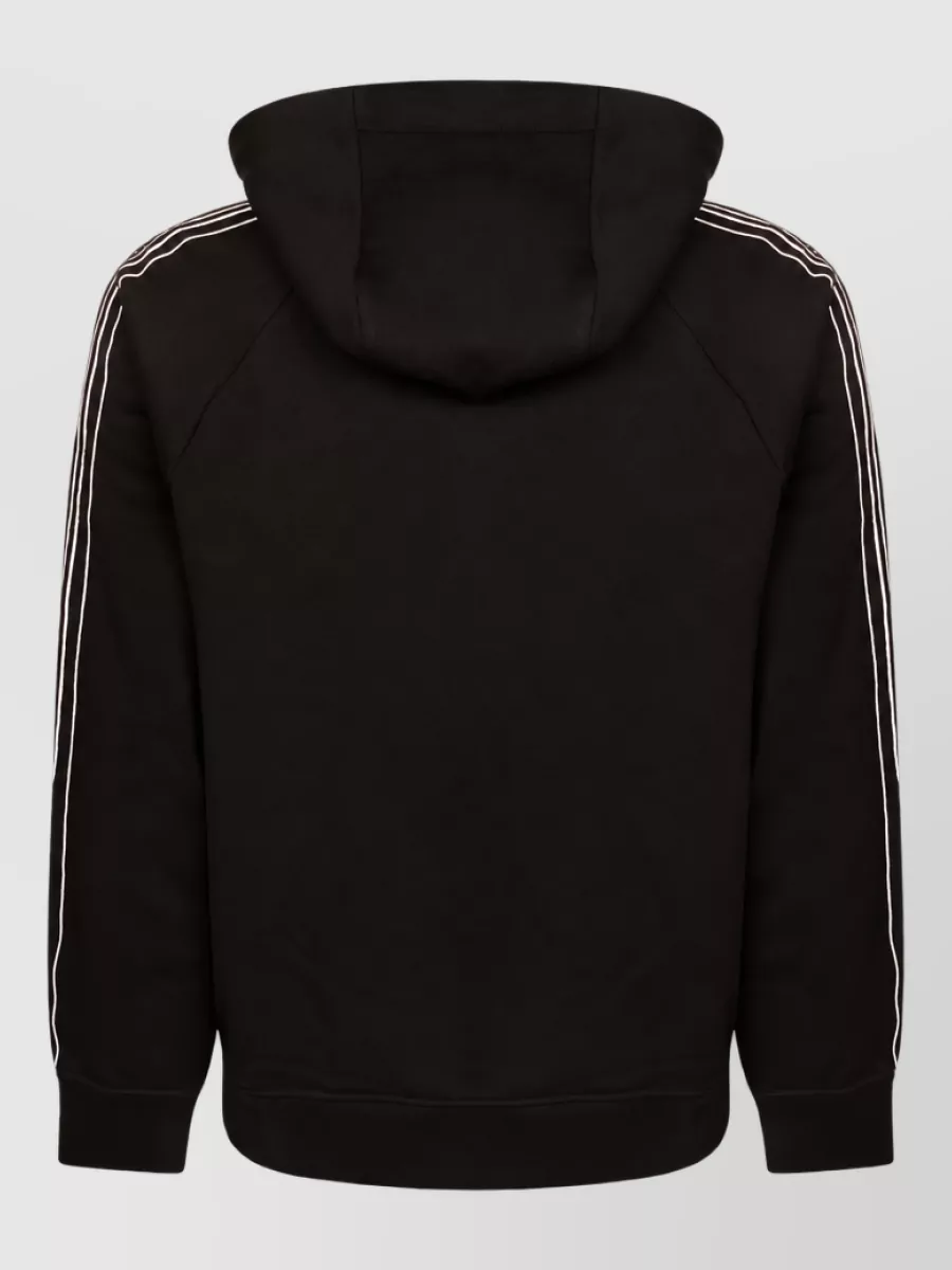 Emporio Armani Cotton Zip-Up Hooded Jacket