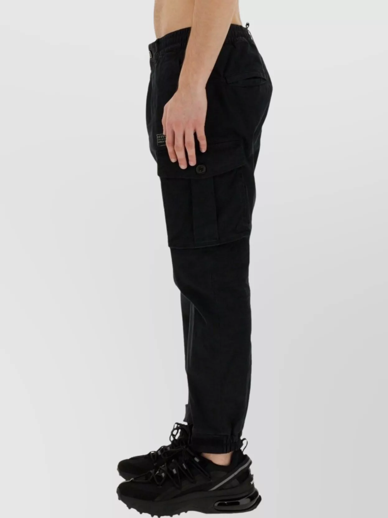 DSQUARED2 CARGO UTILITY PANTS ELASTIC WAISTBAND