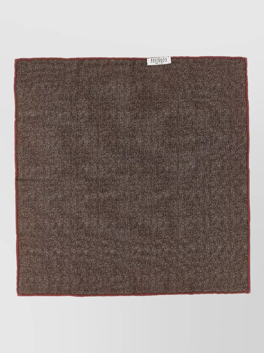 Brunello Cucinelli silk pinstripe pocket square